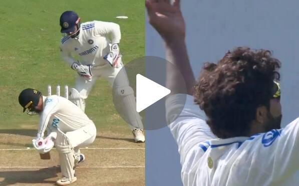 [Watch] Ravindra Jadeja Cleans Up Blundell To Give India The First Break On Day 3